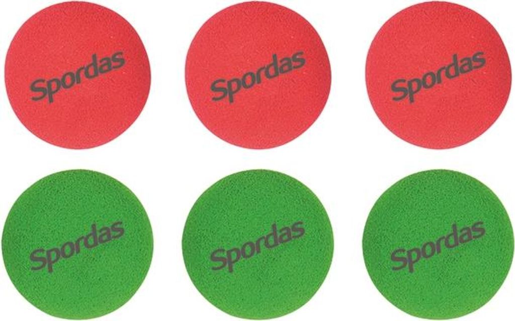 Megaform springy rackets Spielzeug Set - 6 Ersatzbälle Kunststoff