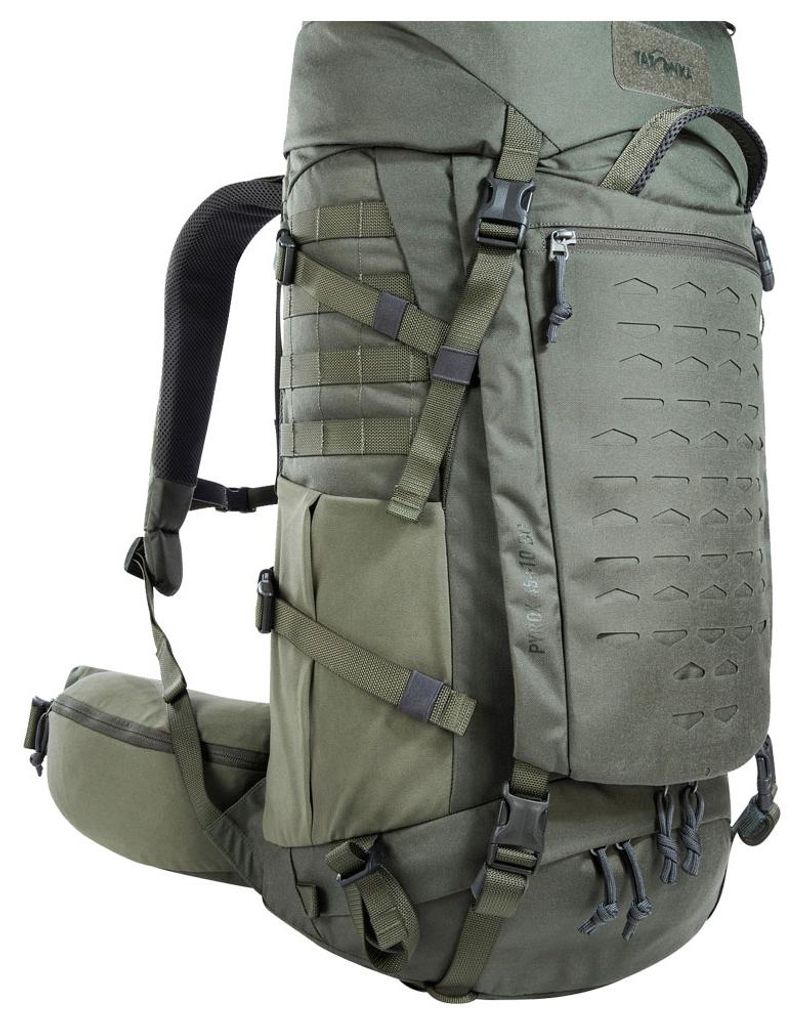 Tatonka Pyrox 45+10 BC Bushcraft-Rucksack, Farbe:stone grey Obrázok produktu 