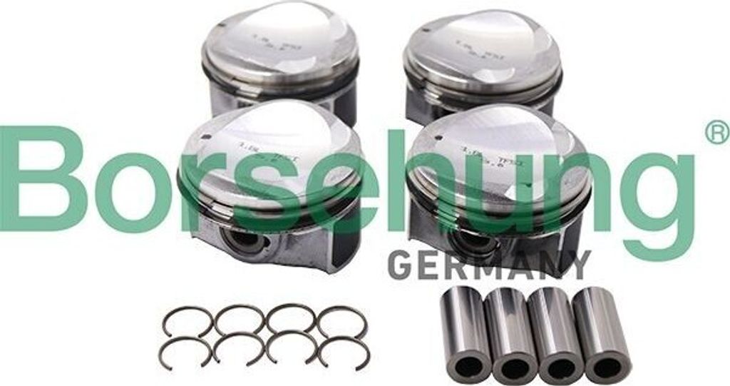 Borsehung B13584 Kolben für VW Polo Schrägheck (6R1, 6C1) Passat Variant (3G5, CB5) Golf VII Variant (BA5, BV5) Touran (5T1) Passat Limousine fü...