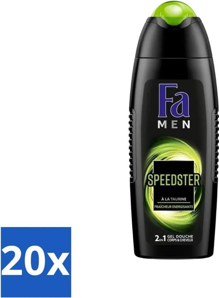 Offerta Bulk Fa Men Speedster - 20x 250ml Gel Doccia Alta Efficienza