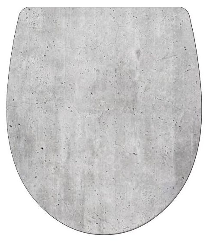 sanicomfort WC-Sitz Beton – Toilettensitz in moderner Produktbild 