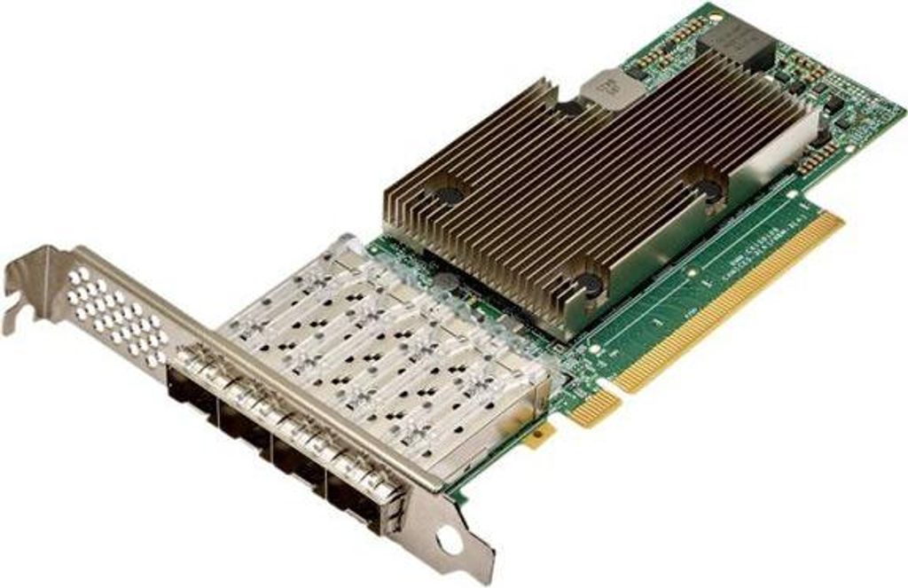 RAID Broadcom P425G - 4x25/10GbE PCIe NIC SFP28 PCIe4 x16 Produktbild 