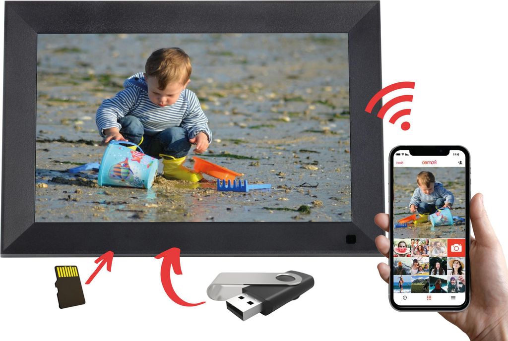 UNIVERSUM DBR 400 – digitální fotorámeček 10,1 palce (25,7 Obrázek produktu 