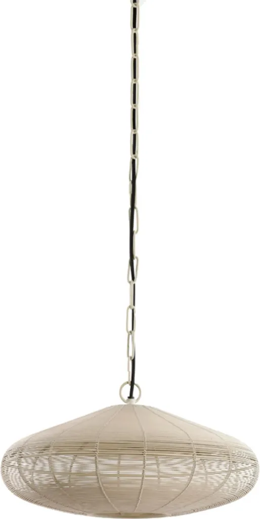 Light & Living Bahoto Lampada Sospensione Beige Metallo E27 2977943