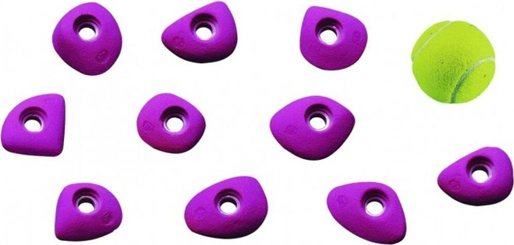 Essential Feet XS, 10 Klettergriffe, PE, Feet, XS - Entre Prises, Farbe:Wunschfarbe (Anfertigung)
