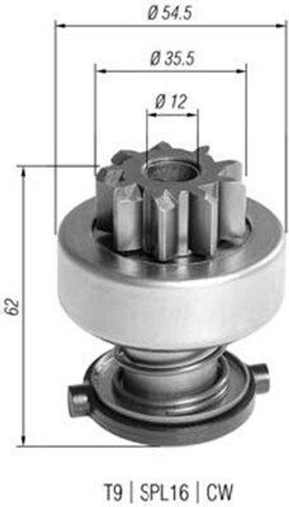 MAGNETI MARELLI 940113020392 Anlasser-Zahnrad AMB0392 für IVECO Daily VI Kastenwagen, DAILY IV Kasten/Kombi, DAILY VI Pritschenwagen/Fahrgestell