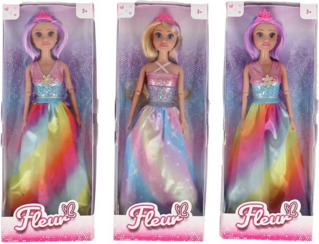 Fleur Puppe Regenbogenprinzessin 2 sortiert | 4 Stück