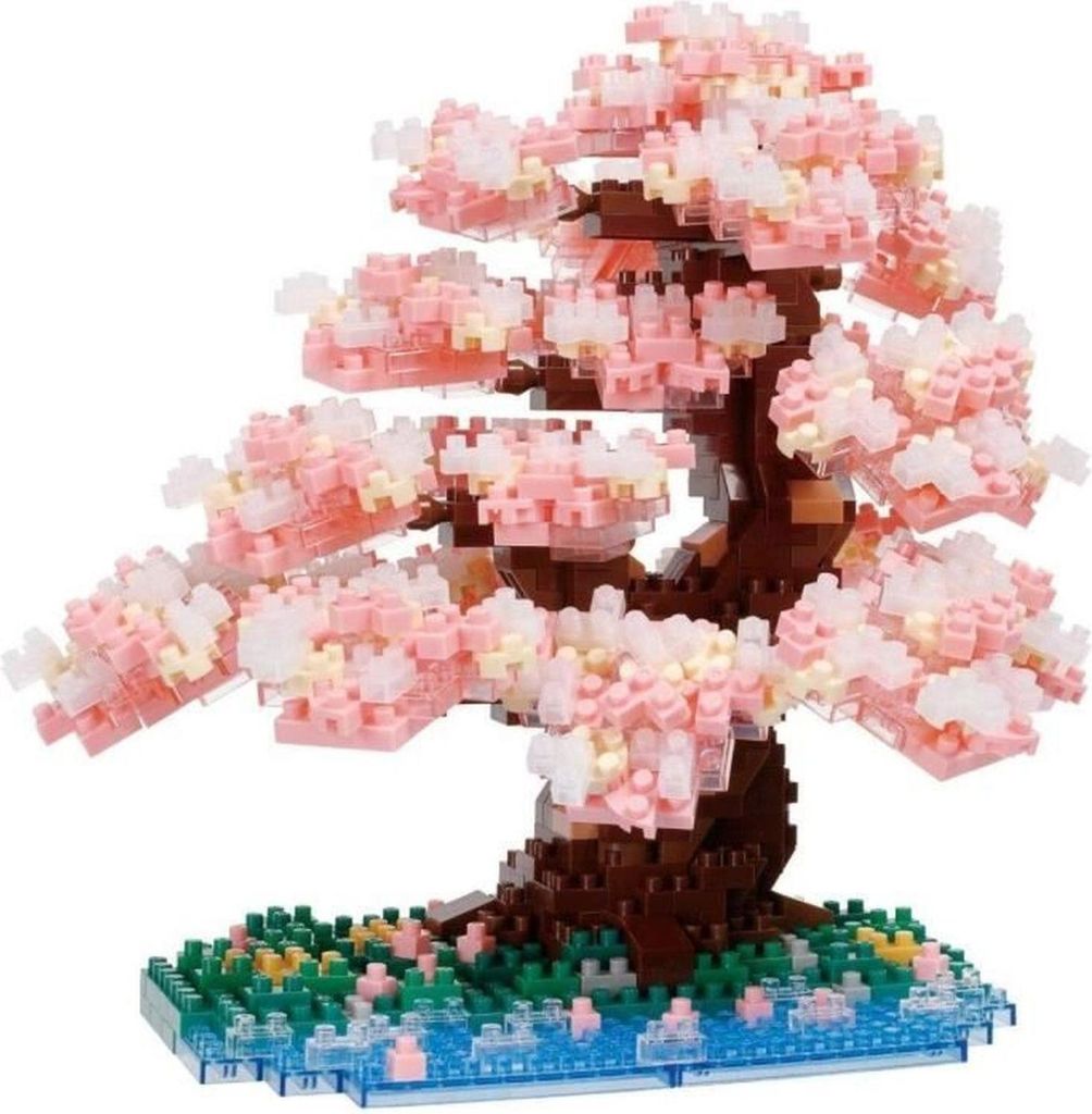 Deluxe-Kirschblüten-Nanoblock-Figur – 990 Teile