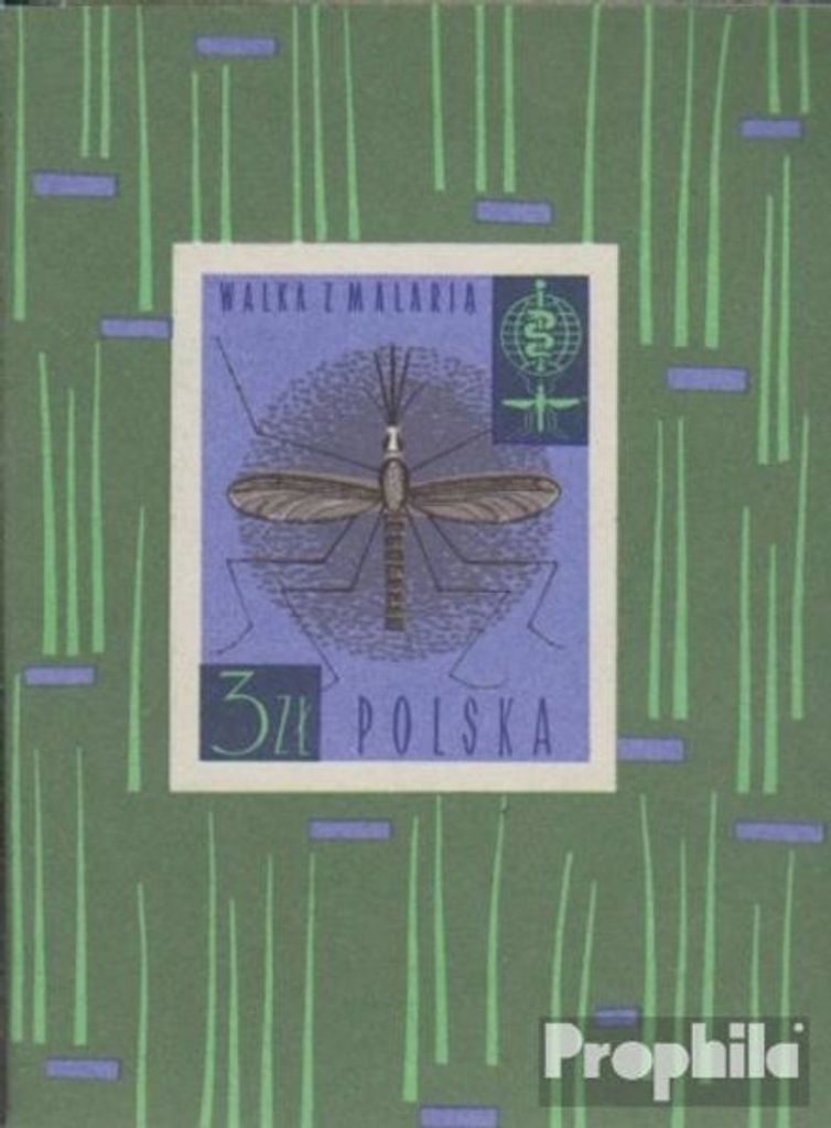 Briefmarken Polen 1962 Mi Block27 (kompl.Ausg.) postfrisch Kampf gegen die Malaria
