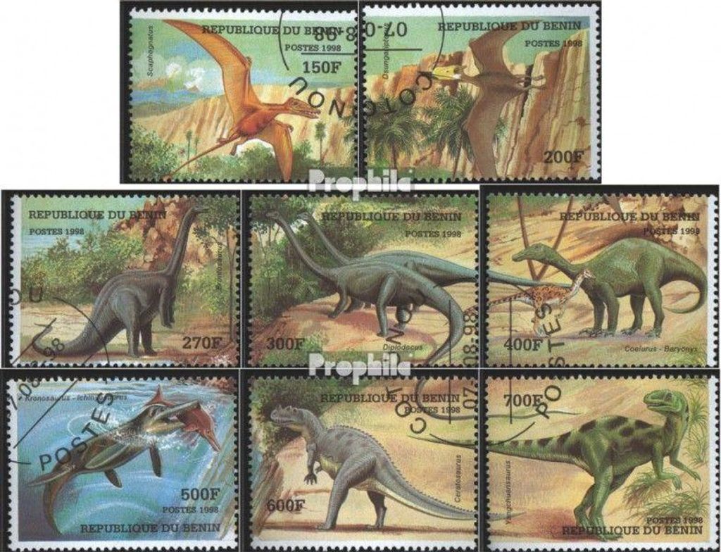 Briefmarken Benin 1998 Mi 1040-1048 (kompl.Ausg.) Produktbild 