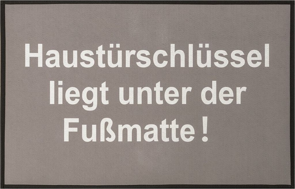 Fußmatte  Türvorleger mit Spruch 68 x 45 cm Produktbild 