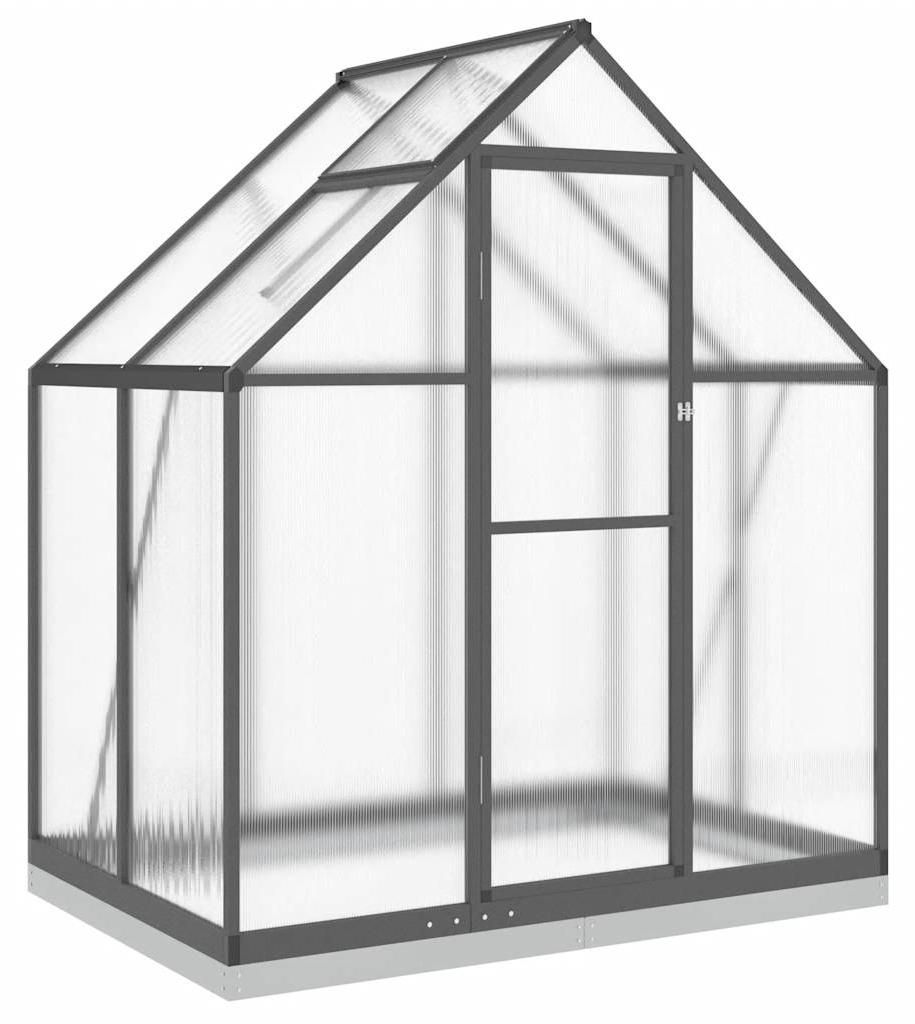 vidaXL Serra con telaio di fondazione antracite 169x114x202 Immagine del prodotto 