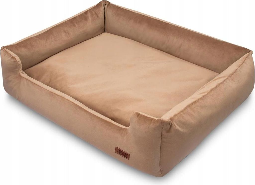 Luxus Hundebett PREMIUM beige großes Bett HUGGY DOGGY XXL