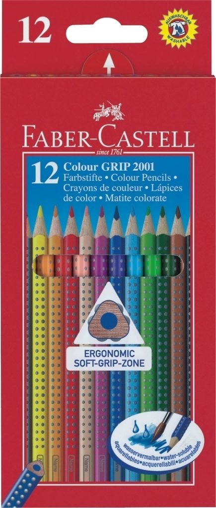 Farbige Stifte Faber-Castell 2001 Set von 12 Teilen Assorti | 120 Stücke