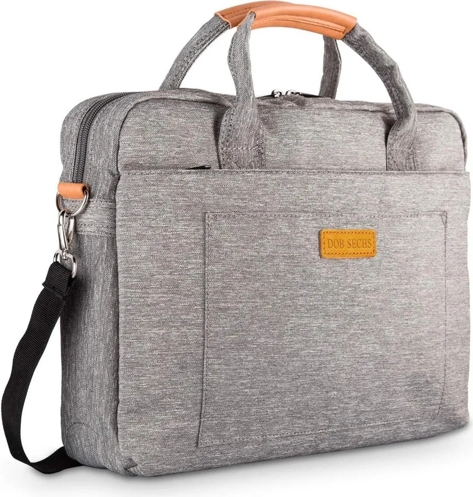 Housse de Transport PC Portable 17 Pouces avec Poignée DOB SECHS Grise