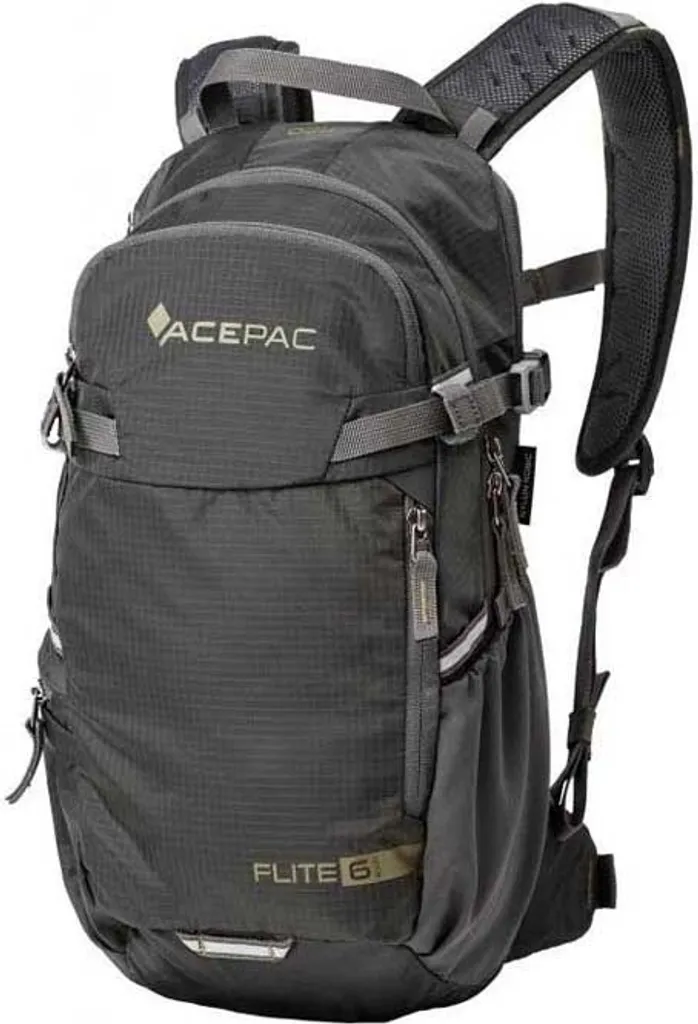 Petit Sac à dos de Vélo 6 Litres Acepac Flite Exp Mkiii Coloris Gris