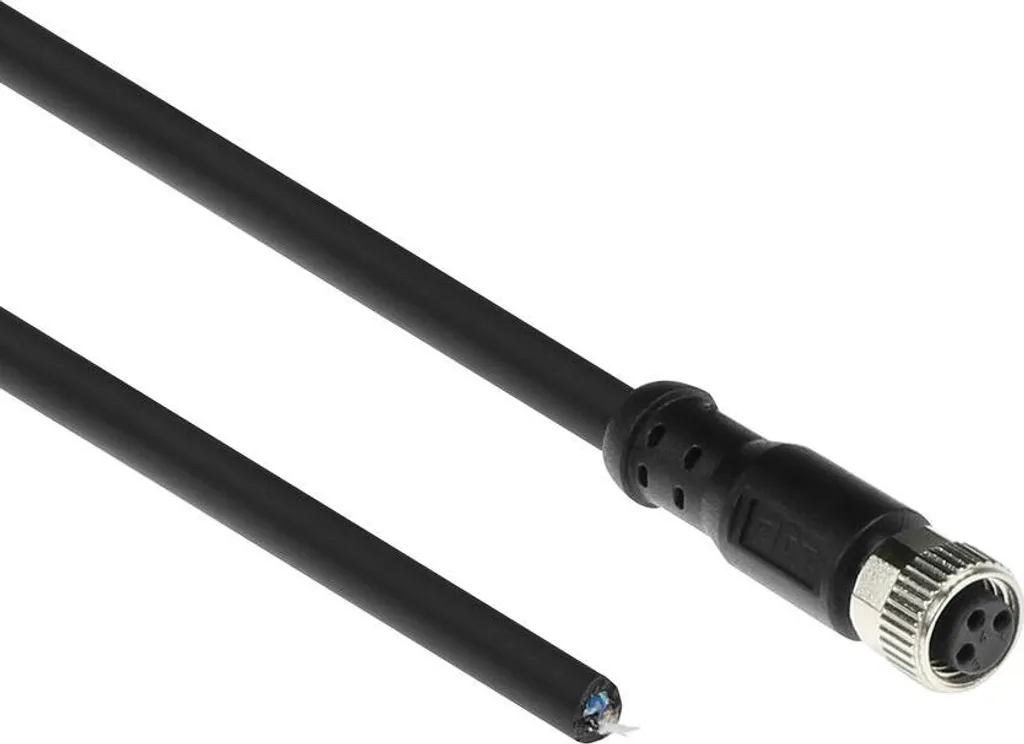ACT Industrial 1,50 metri Cavo sensore M8A 3 pin femmina a estremità aperta, cavo Ultraflex Xtreme TPE, schermato (SC3007)