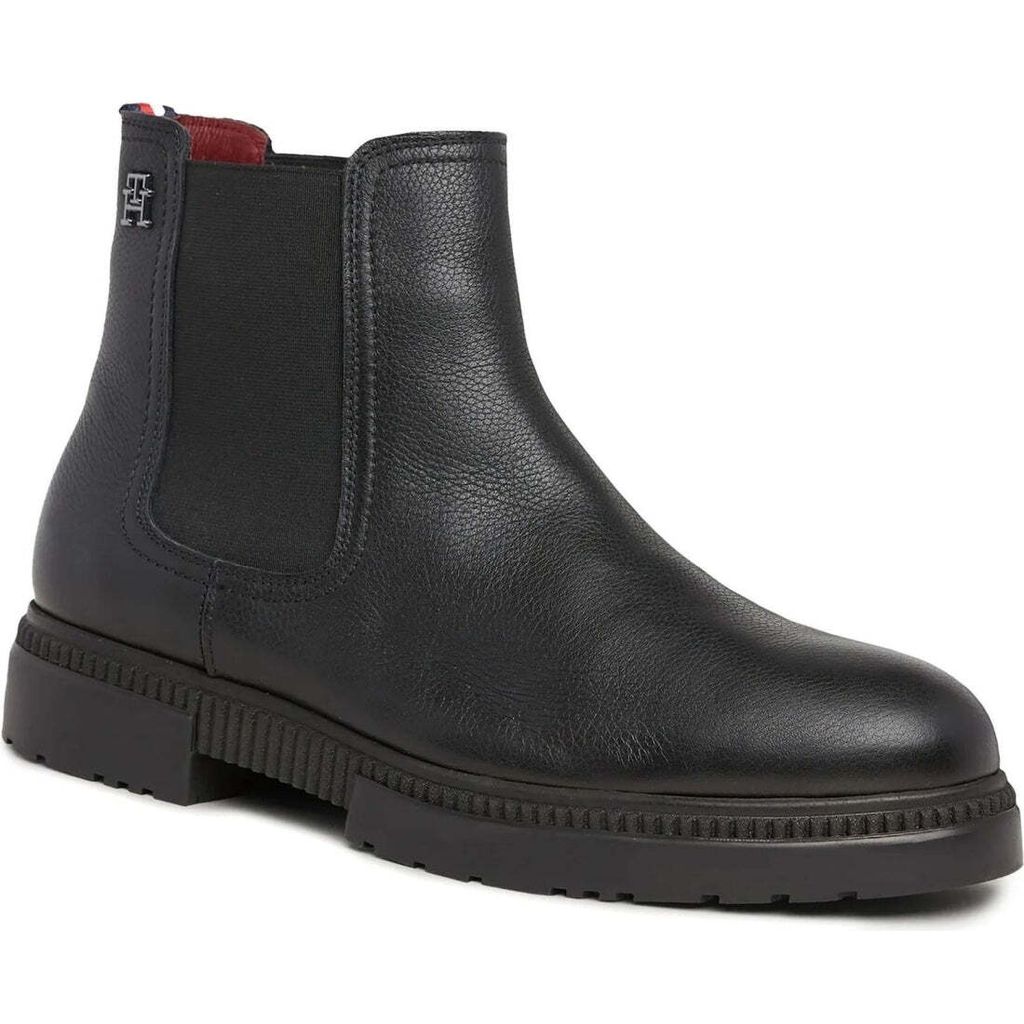 Tommy Hilfiger Herren Stiefeletten FM0FM04650 BDS Farbe: Schwarz Größe: 42