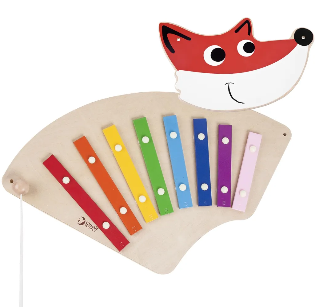 Aménager un coin éveil musical avec le panneau mural Lisek en bois