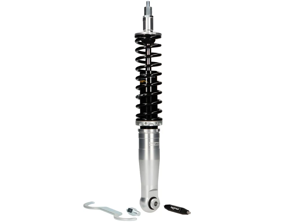 Amortisseur sport BGM 385mm arrière en alu CNC pour Vespa Wideframe