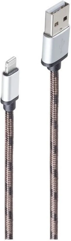 Câble Lightning 0,9 m brun shiverpeaks haute résistance modèle BS14-50078