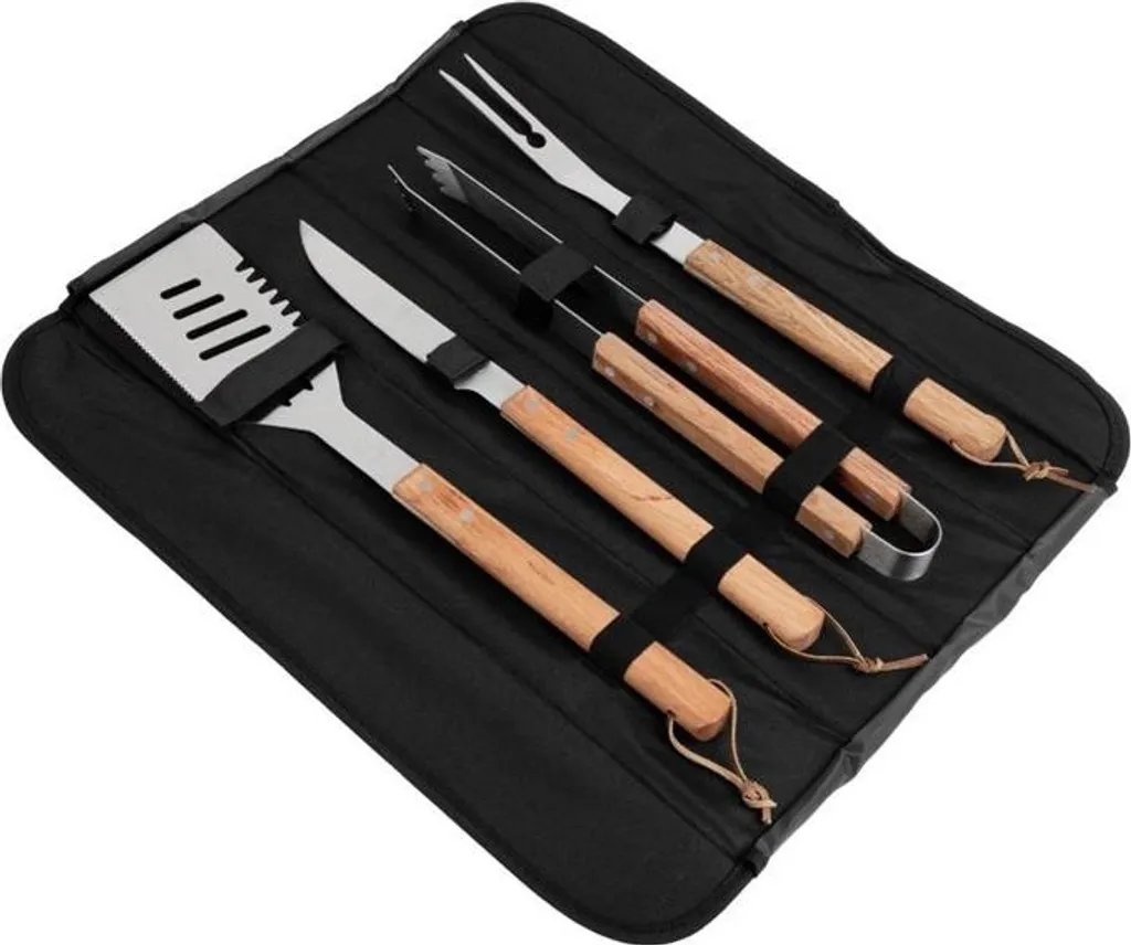 Kit Barbecue Déglon 4 Pezzi: Essenziale, Robusto e Portatile