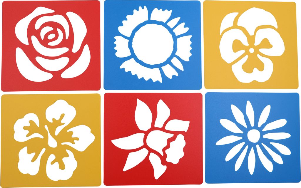 EDUPLAY 370084 Stencil Blumen