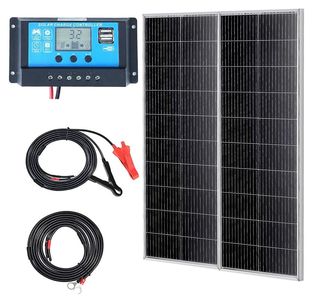 VEVOR Panneau solaire 200W Kit de 2 panneaux solaires Image du produit 