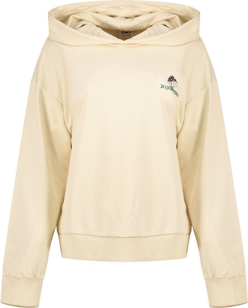 Only Mie Kapuzenpullover Beige XL Frau Beige XL