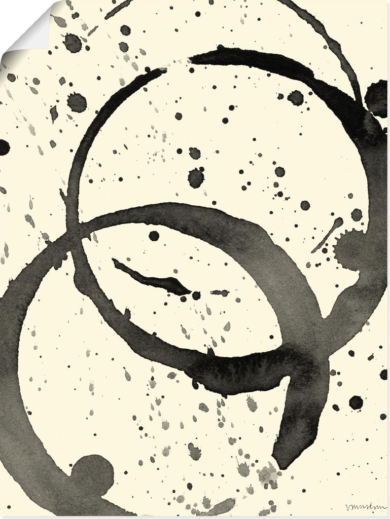 ARTland Poster Farbränder III Größe: 30x40 cm