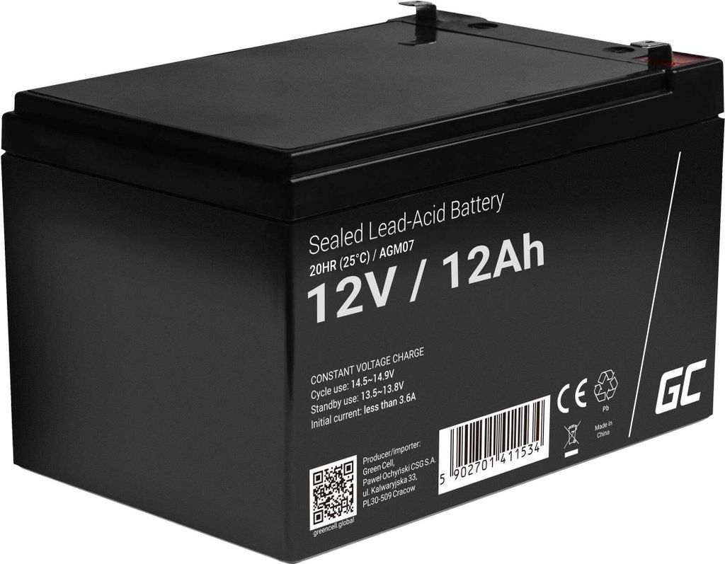 Zelený článok - AGM07 - Batérie Obrázok produktu 