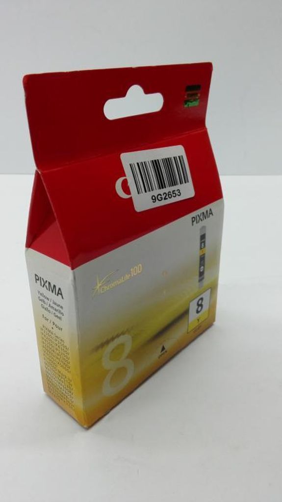Canon CLI-8Y Tinte Gelb, Gelb, Tinte auf Pigmentbasis, 1 Produktbild 
