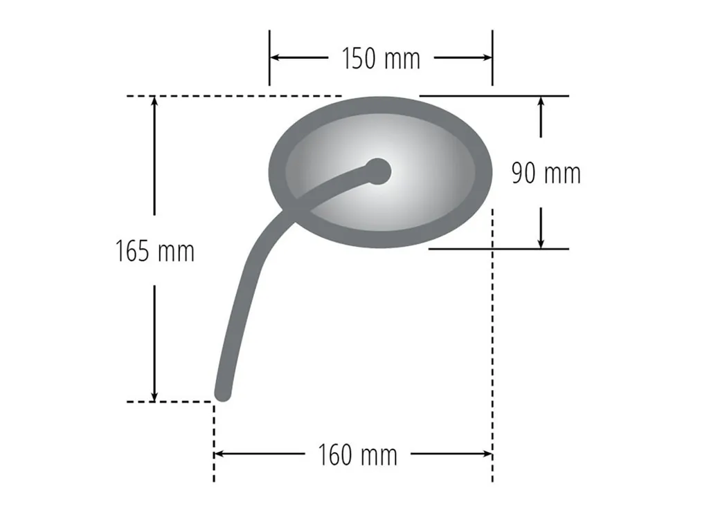 Miroir d'appoint SHIN YO réglable et robuste en kit de deux unités - 3