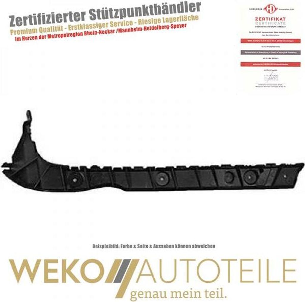 Halter Stoßstange hinten rechts DIEDERICHS 1456068 für FORD