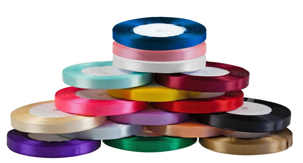 Satinband 10mm x 22,5m Dekoband Geschenkband Schmuckband