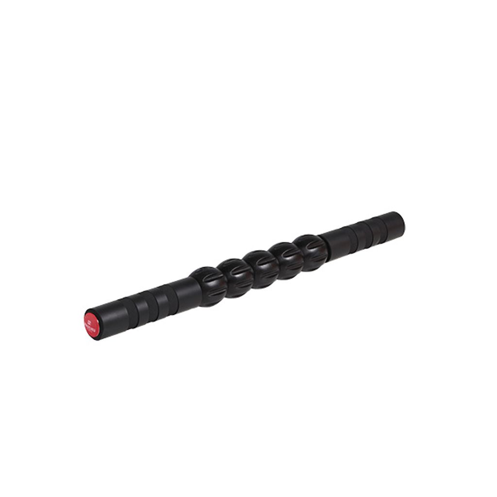 Matchu Sports Massage Roller - Schwarz/Rot - Kunststoff, Schaumstoffgriffe