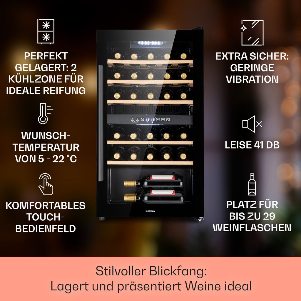 Klarstein Weinkühlschrank, Outdoor Getränkekühlschrank, 2 Produktbild 2
