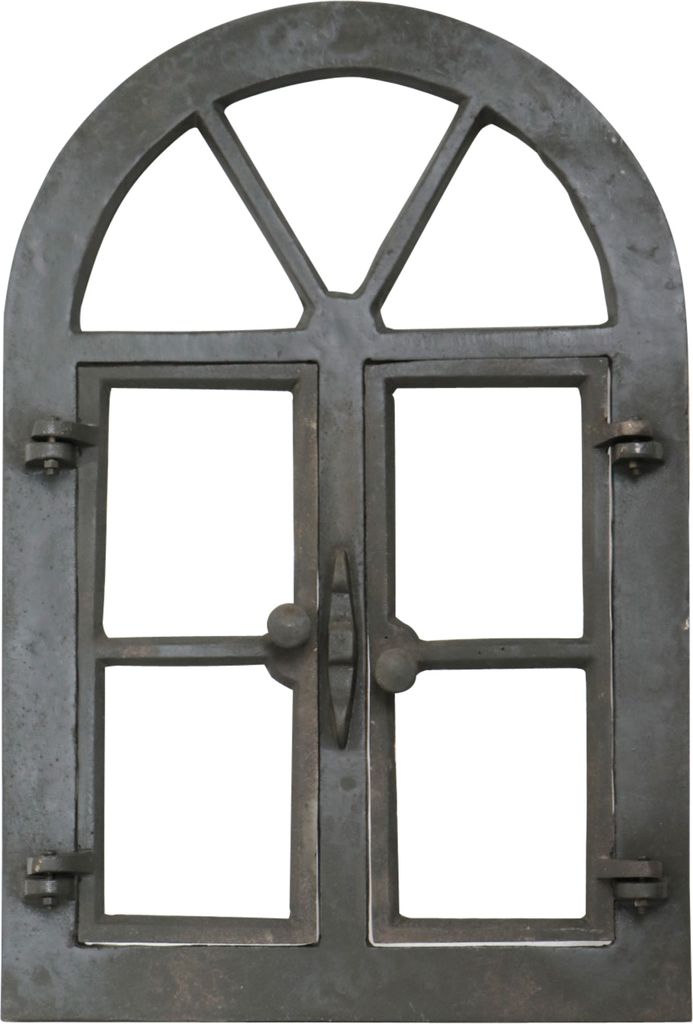 Stallfenster Fenster zum Öffnen Scheunenfenster grau Eisenfenster 59cm wie Antik