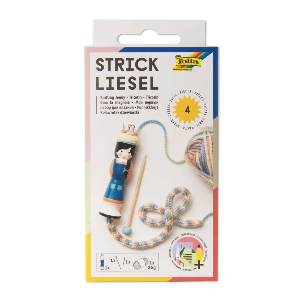 folia Bastelset Strickliesel mehrfarbig Produktbild 11