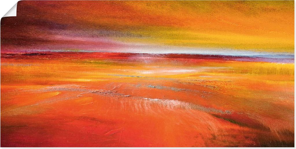 ARTland Poster Ernteland Größe: 100x50 cm