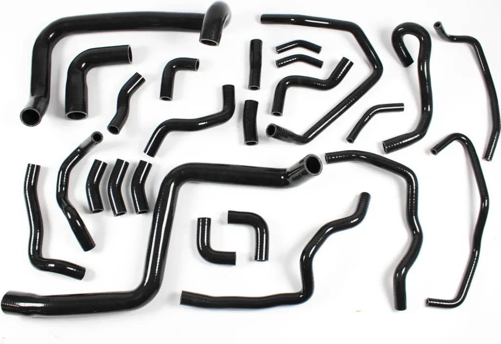 Kit durites eau 25 pièces en silicone renforcé noir pour VW T5/T6 TSi