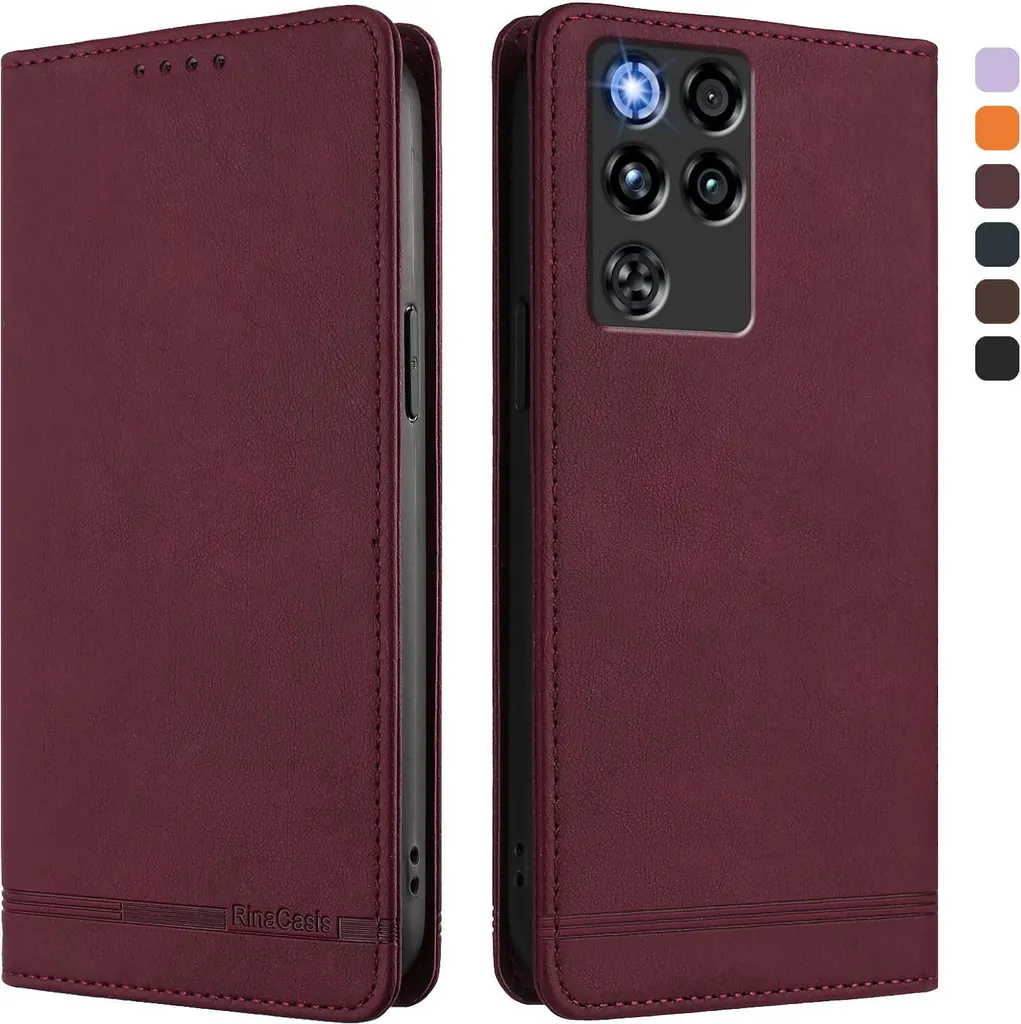 Custodia Business per RedMagic 11 Pro Rosso | Portafoglio e Stand