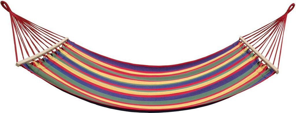 Garten-Hängematte 1 Person 200x80cm mit Stange 1064048 Produktbild 