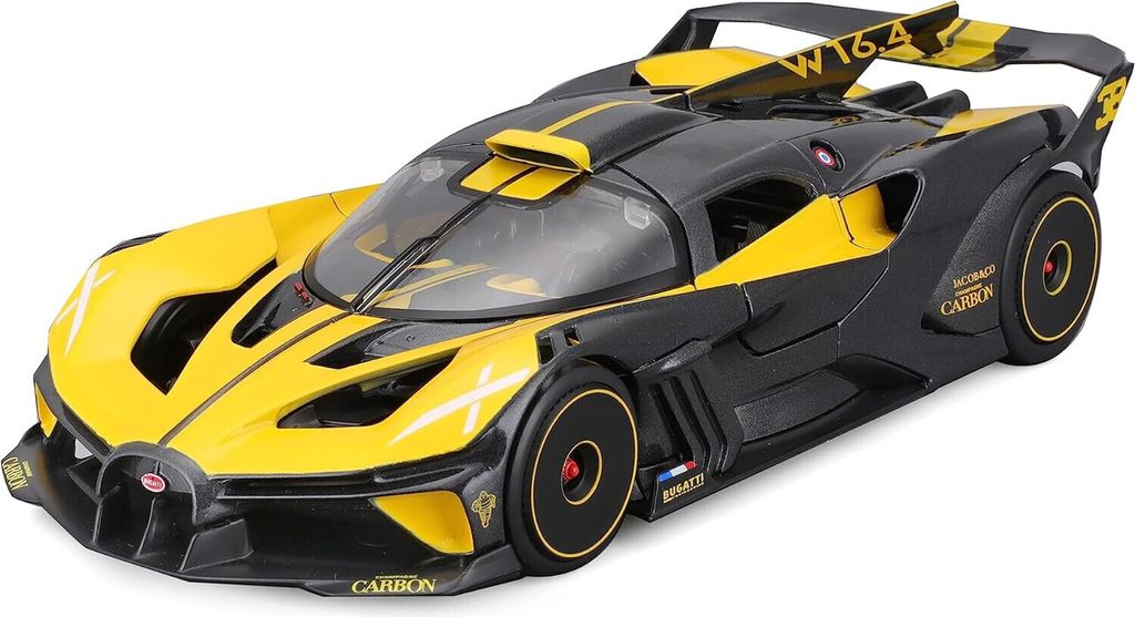 Maisto 32911 - Modellino auto - Bugatti Bolide (giallo, Immagine del prodotto 