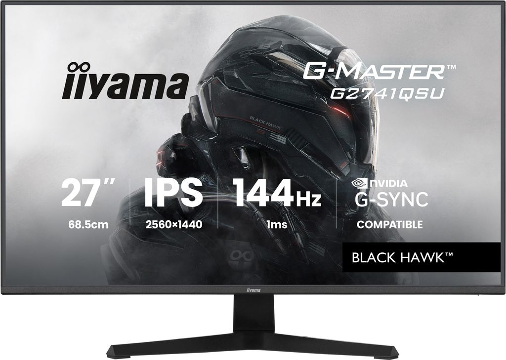iiyama G-Master G2741QSU-B1 Black Hawk, Gaming-Monitor, Produktbild 