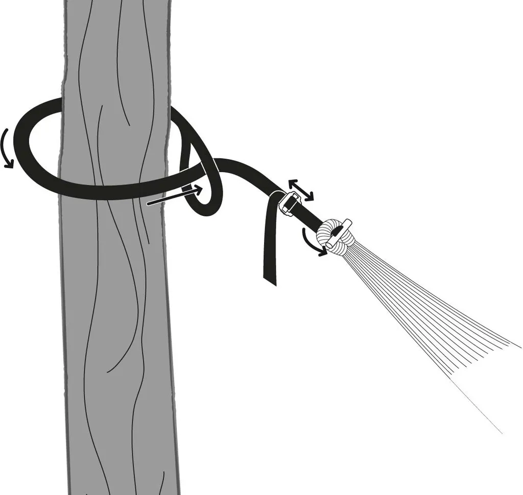 AMAZONAS Suspension T-Strap pour hamac avec sangle de fixation 2m - 14