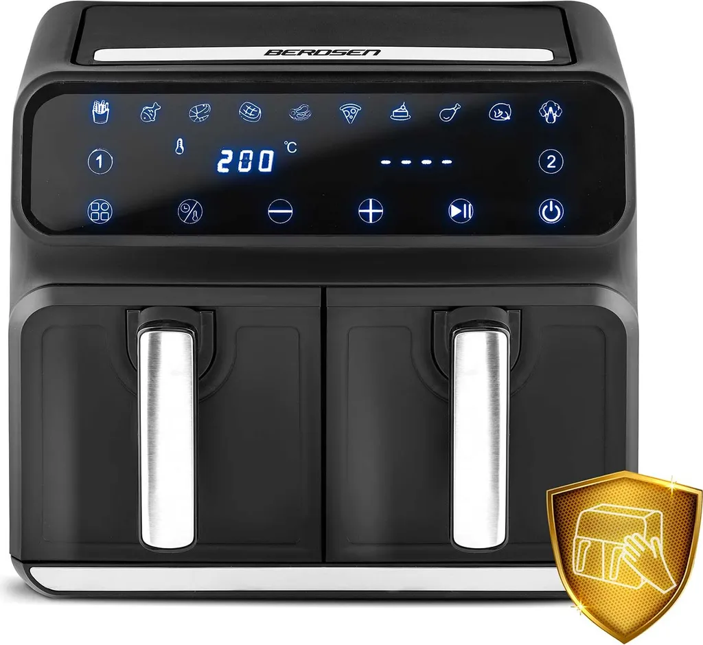 Recensione Berdsen BD-653: Friggitrice Aria Calda 1700W Doppia Area - 24