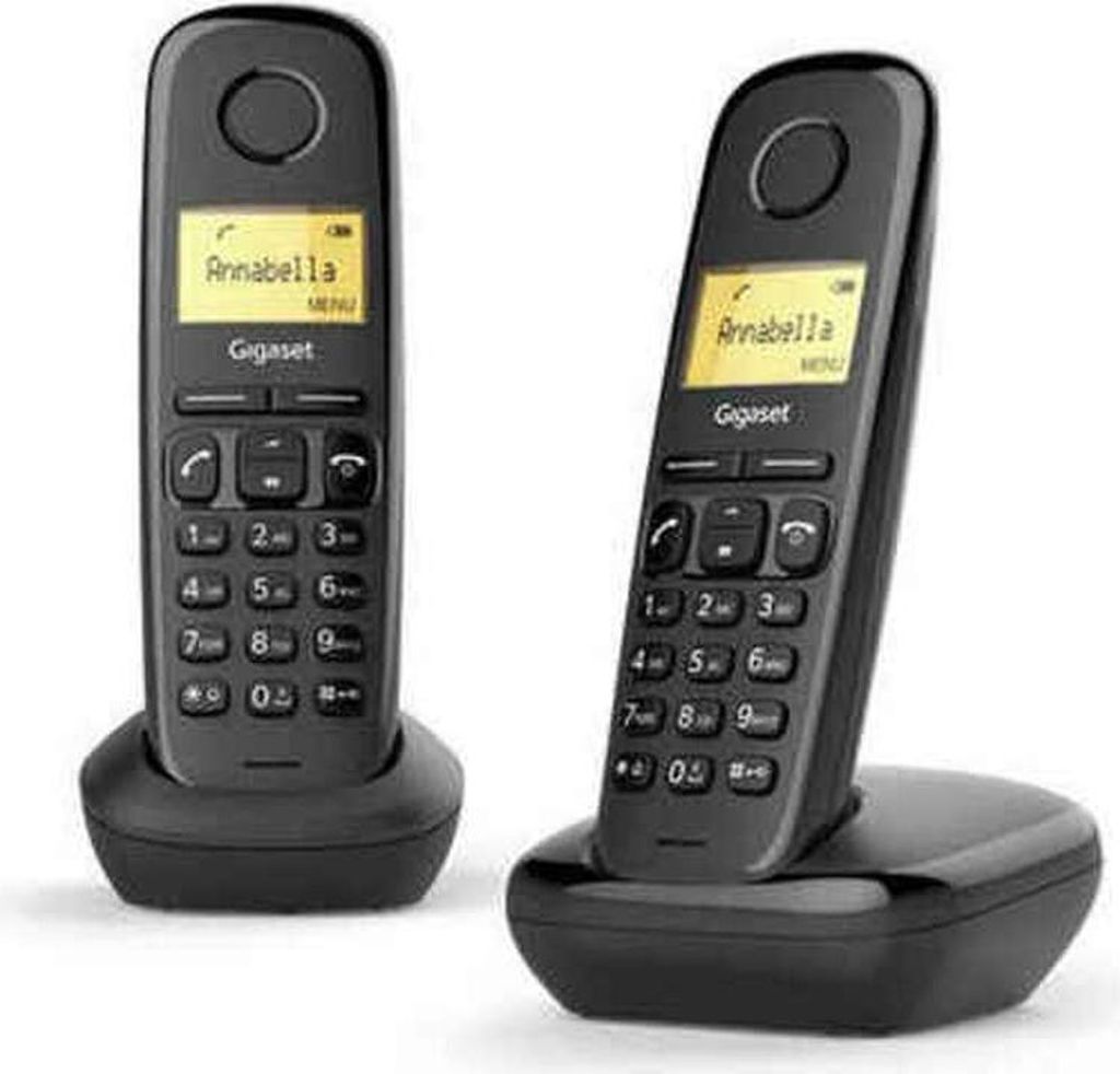 Kabelloses Telefon Gigaset A170 Duo Schwarz Wireless