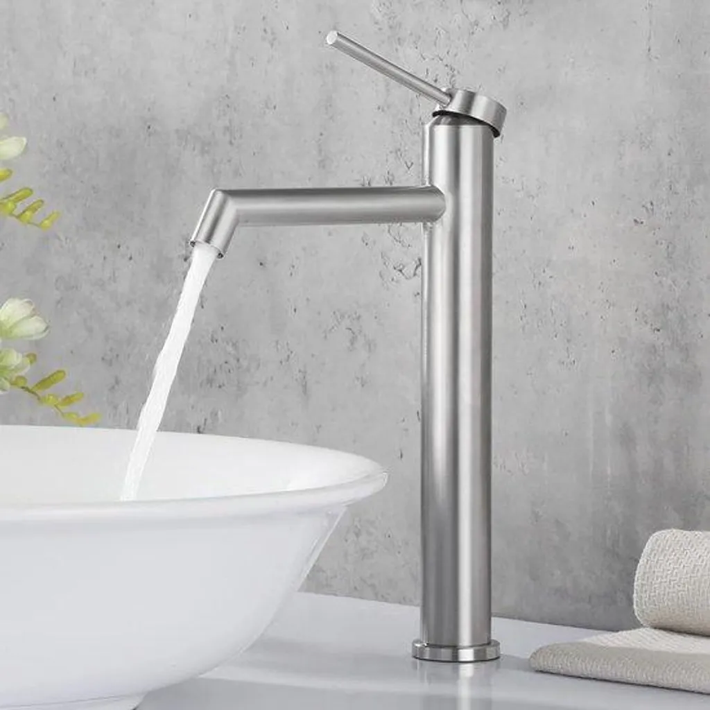 Mitigeur de Lavabo Eau Chaude et Froide Réglable Chromé Modèle B-201