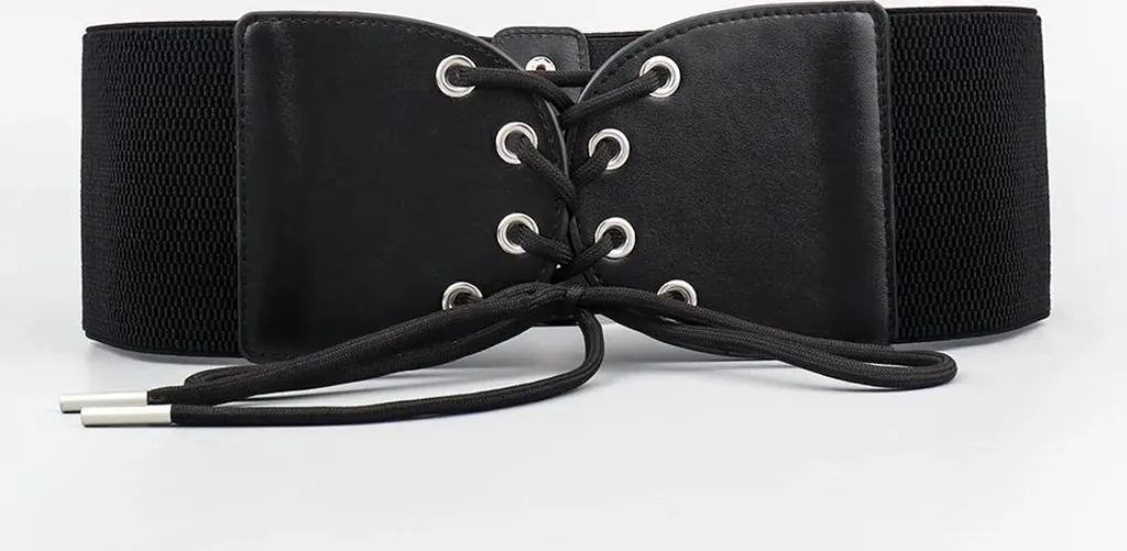 Cintura A Corsetto Elastica Donna DOOVID | Stile Medievale Con Lacci Per Costumi Halloween E Cosplay - 2